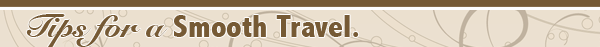 Trips for a Smooth Travel